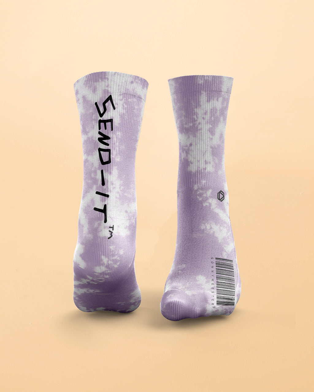 Lilac Tie Dye Socks